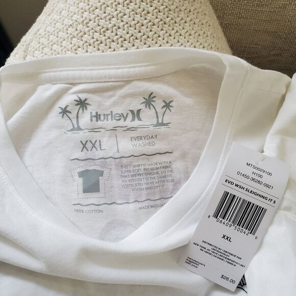 Hurley Everyday Washed Sleighing It T-shirt - Picture 15 of 15